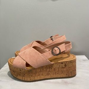 American Eagle Pink Espadrilles